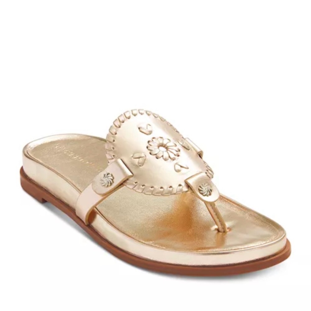 Jack Rogers Collins Round Toe Slip On Sandals sz 10